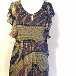 New Liquid Silk Sleeveless Dress